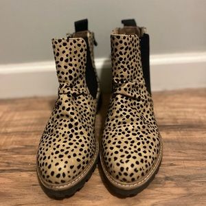 Blowfish cheetah booties